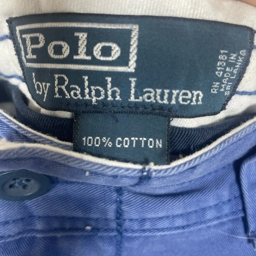 Polo Ralph‎ Lauren Cargo Shorts Mens 42T Blue Casual Utility Durable Pockets